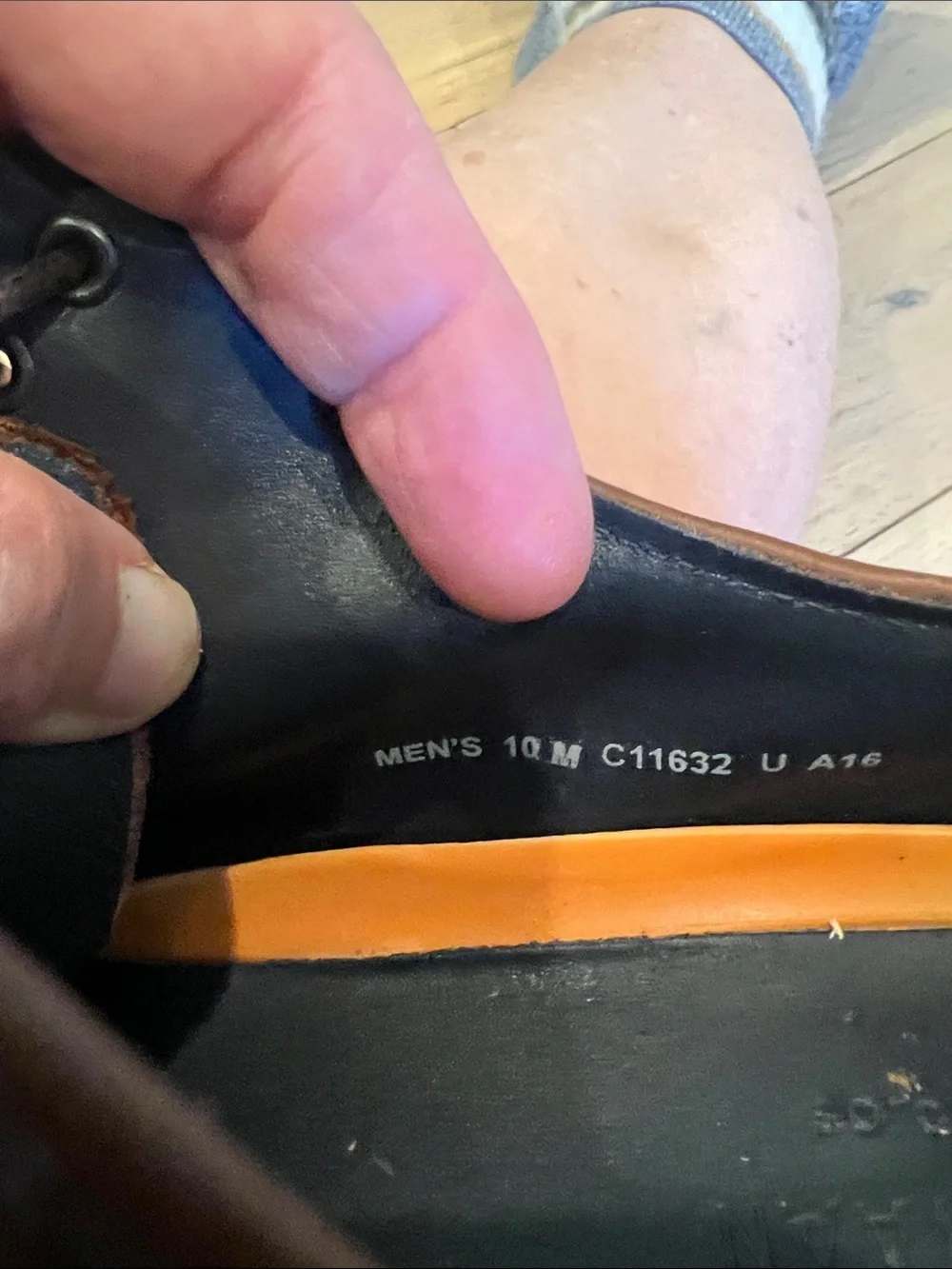 Cole Haan Men’s Chestnut Brown Leather Derby Shoes